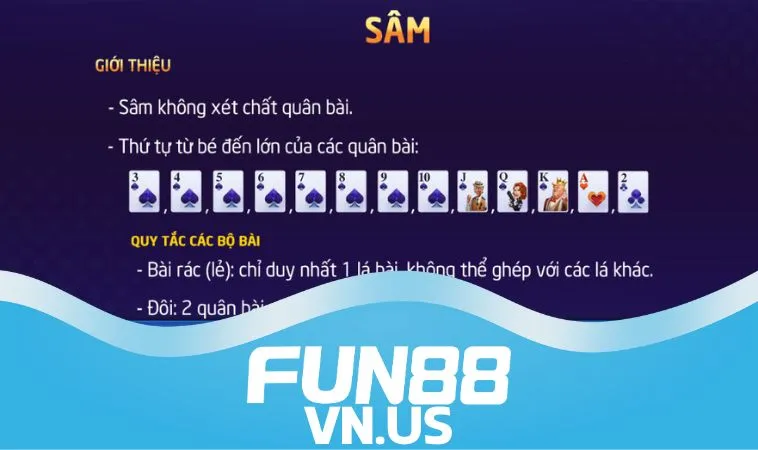 Cách chơi Sâm lốc đổi thưởng tại FUN888